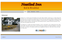 Tablet Screenshot of nestled-inn.com